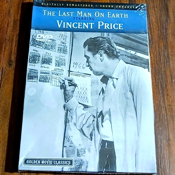 THE LAST MAN ON EARTH on DVD Vincent Price - Picture 1 of 2